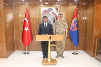 16.06.2023 tarihinde Erzincan Belediye Başkanı Sn. Bekir AKSUN'un "J.Gn.K.lığının 184'üncü Kuruluş Yıl Dönümü" kapsamında Komutanlığımızı ziyareti