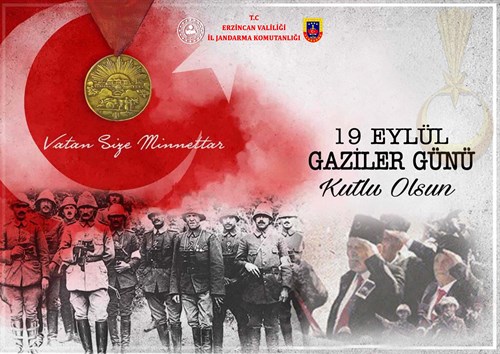 19 EYLÜL GAZİLER GÜNÜ KUTLU OLSUN!